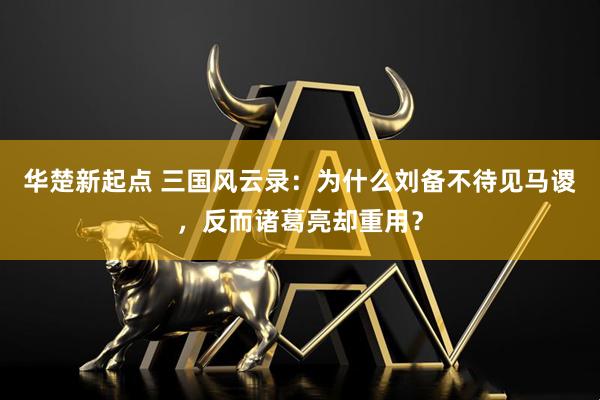 华楚新起点 三国风云录：为什么刘备不待见马谡，反而诸葛亮却重用？