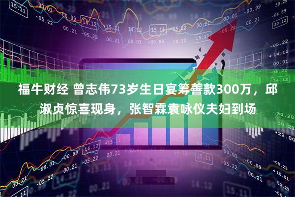 福牛财经 曾志伟73岁生日宴筹善款300万，邱淑贞惊喜现身，张智霖袁咏仪夫妇到场